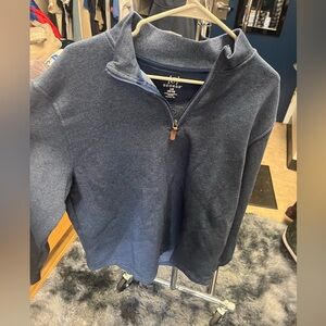 George blue quarter zip